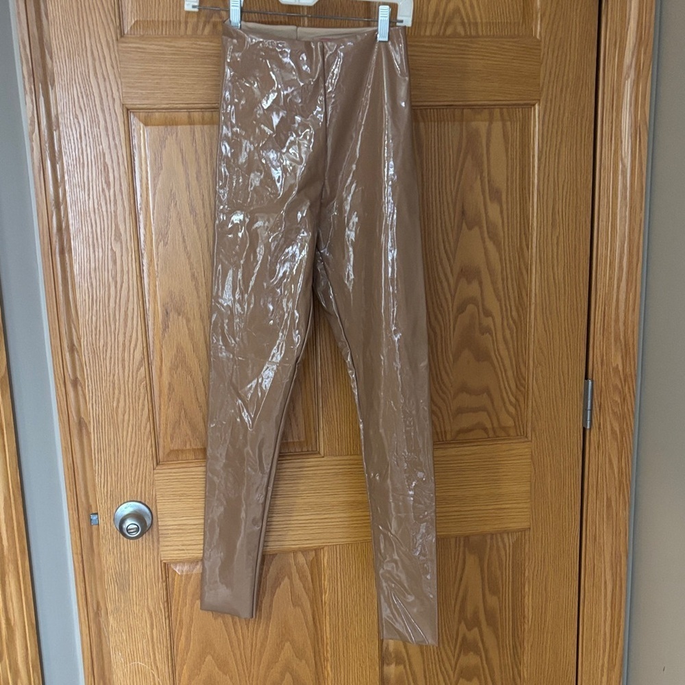 Commando Shiny Beige Leggings